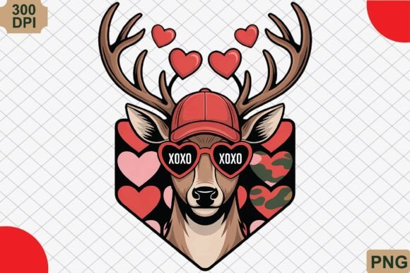 Download XOXO Deer Valentine PNG - Valentine png Collection