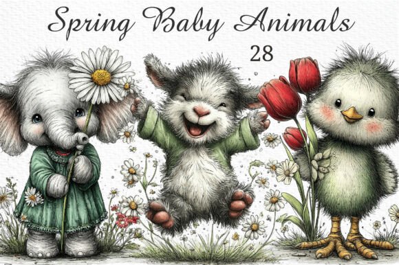 Download Spring Baby Animals Clipart Png - Animal Collection