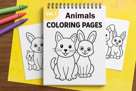 Download Cute Baby Animals Coloring Page for Kids - Animal Collection